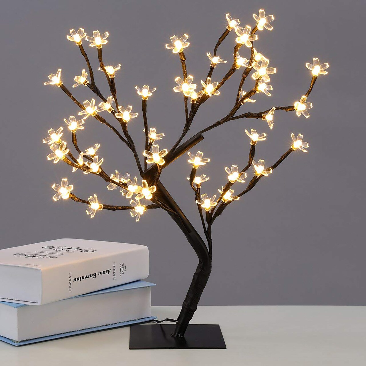 Perfect Holiday 2ft Table Top Cherry Blossom Tree Light - Warm White